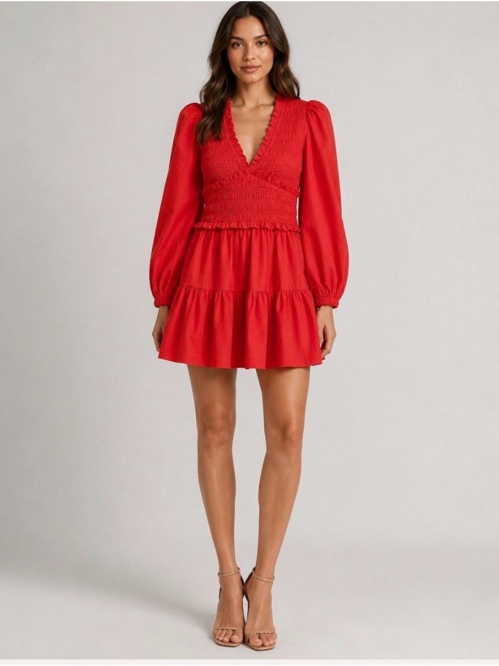 Sea New York Scarlet Gaia Mini Dress Size 12